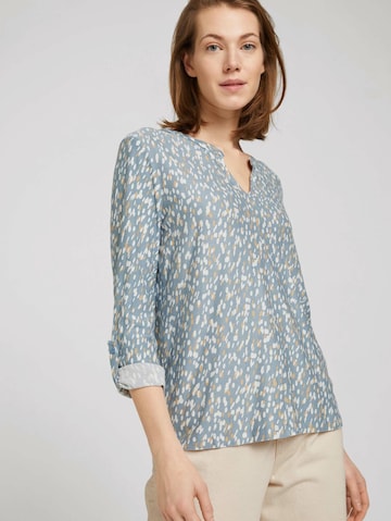 TOM TAILOR Bluse in Blau