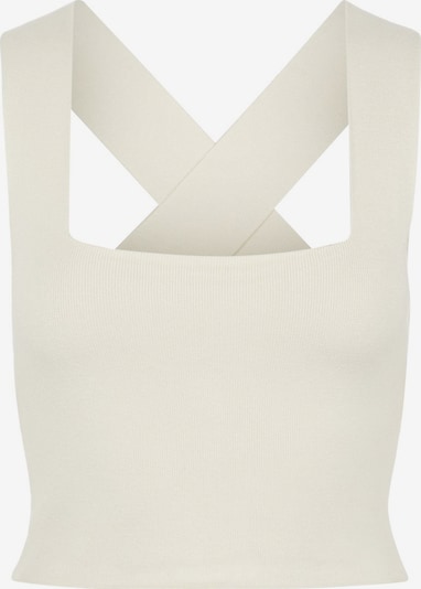 Y.A.S Tops en tricot 'JAMIE' en blanc naturel, Vue avec produit