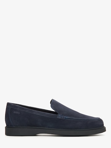 Estro Moccasin '09-4567' in Blue: front