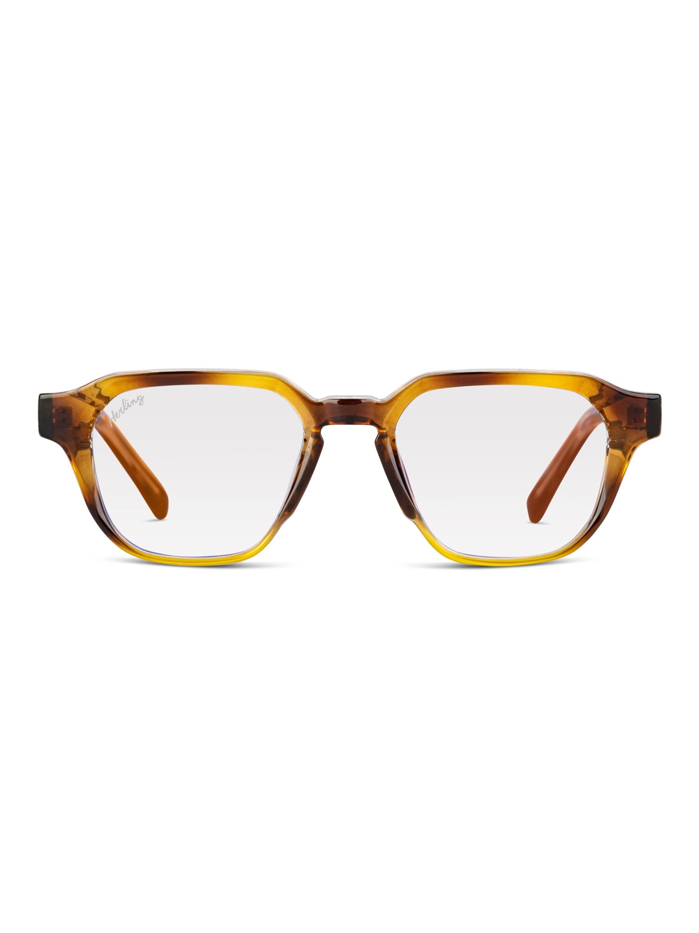 Herling Glasses 'Zane Blue Light' in Brown