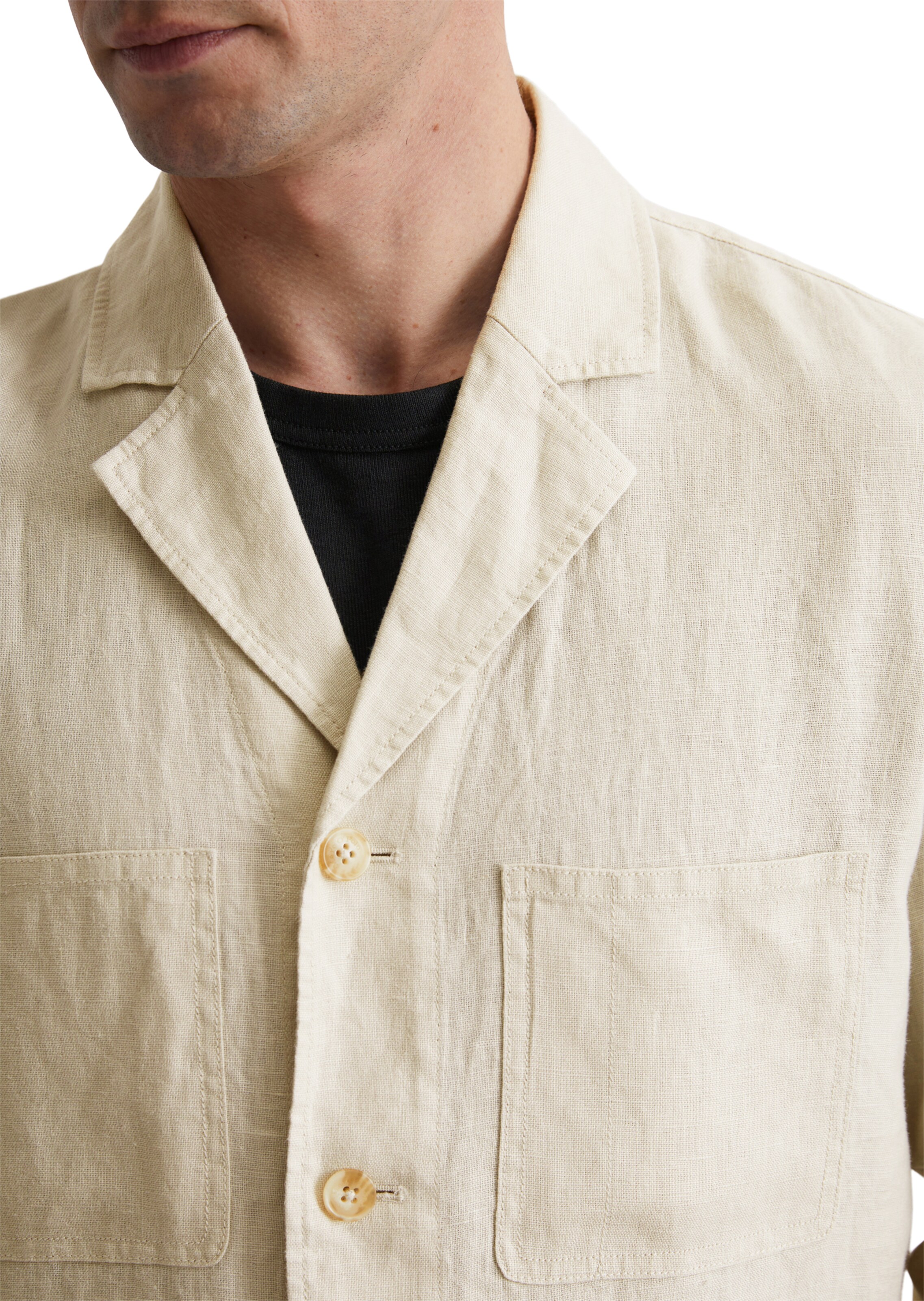 Marc O'Polo Comfort Fit Hemd in Beige