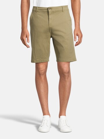 AÉROPOSTALE Regular Chino trousers in Green: front