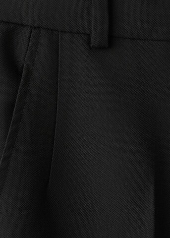 MANGO Wide leg Pleated Pants 'Praga' in Black