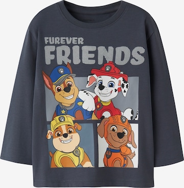 NAME IT Shirt 'NMMANDREAS PAW' in Blue: front