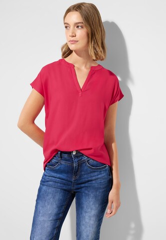 STREET ONE Blouse in Red: front