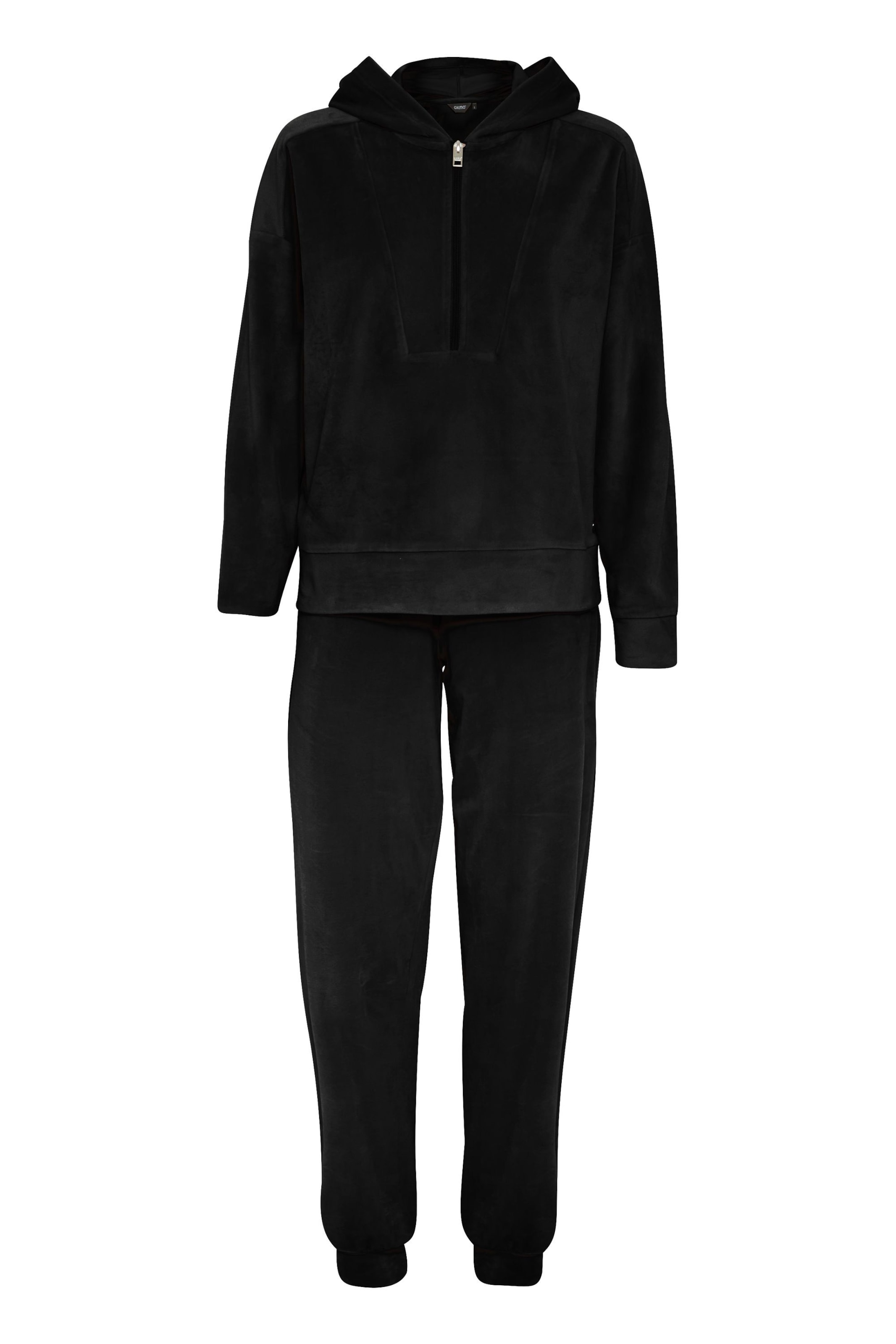 Oxmo Hausanzug in schwarz, Produktansicht
