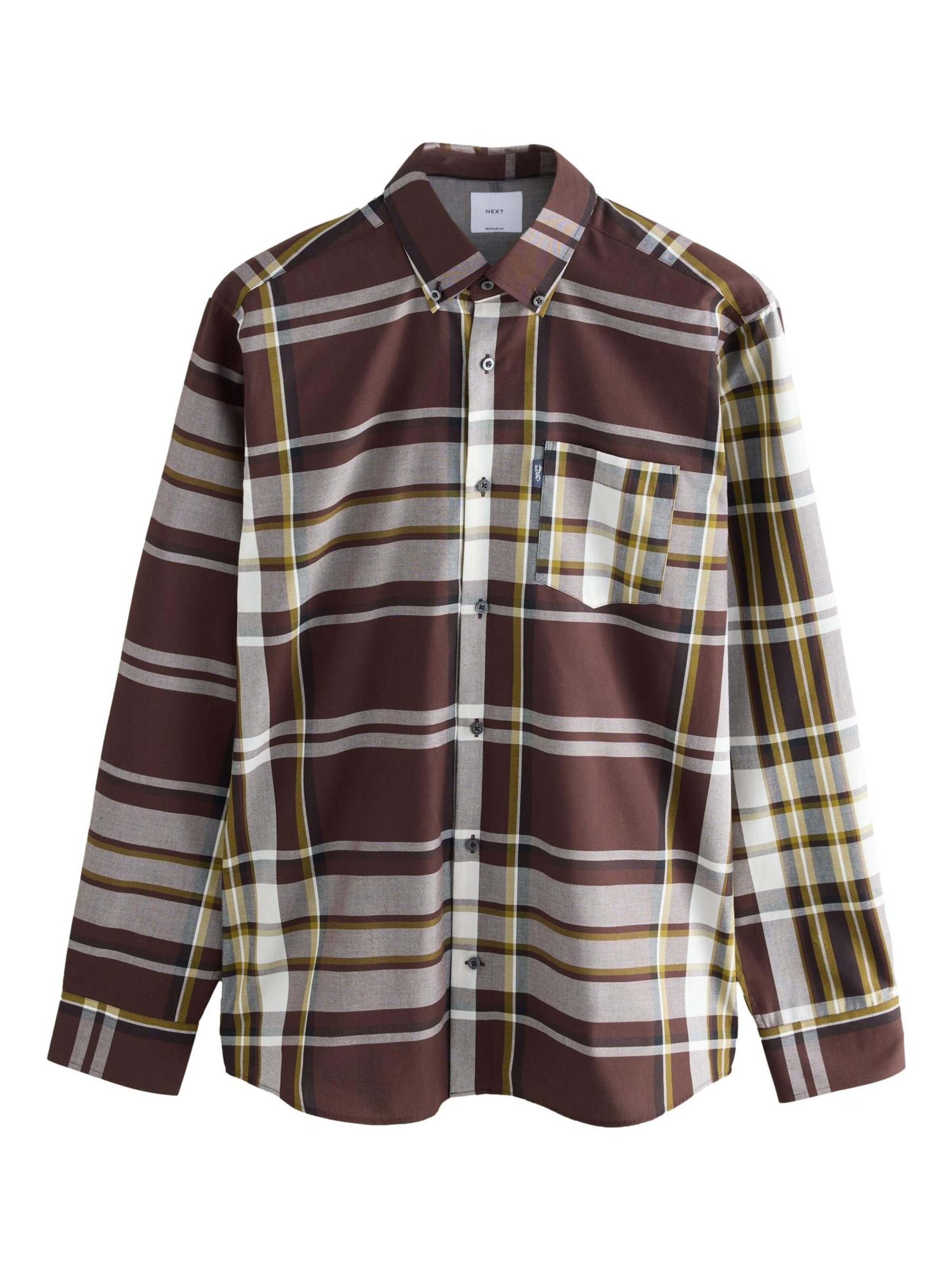 Next Regular Fit Hemd in Rot: Vorderseite