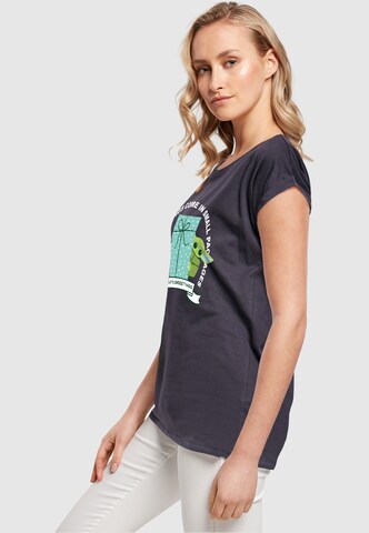 ABSOLUTE CULT T-Shirt 'The Mandalorian - Galaxy's Greetings' in Blau