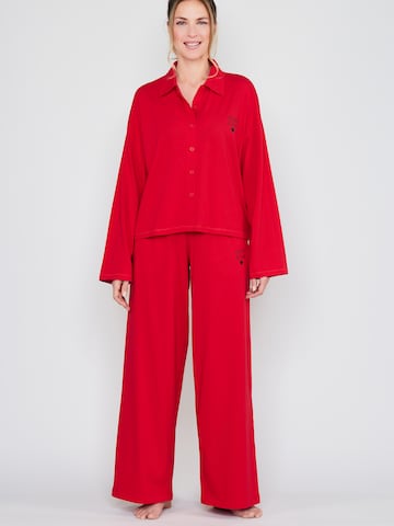 Joop Jeans - Camisa de pijama ' After Dark ' em vermelho