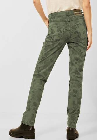 CECIL Tapered Broek in Groen