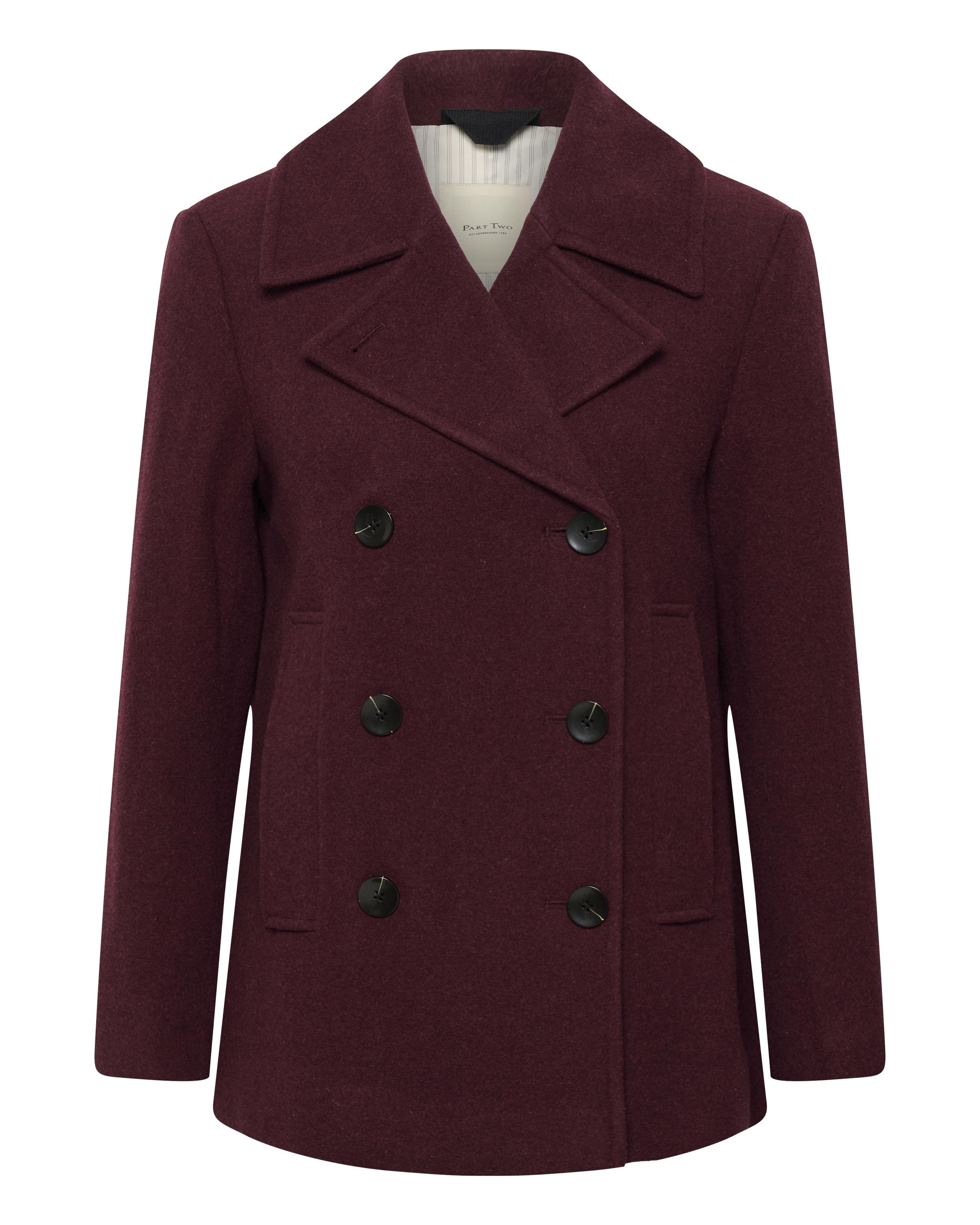 Part Two Blazer 'PWSatina' i rød: forside