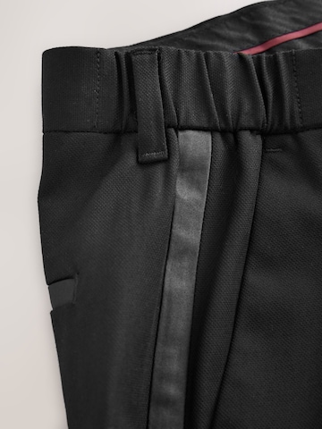 Next Slim fit Trousers with creases in Black