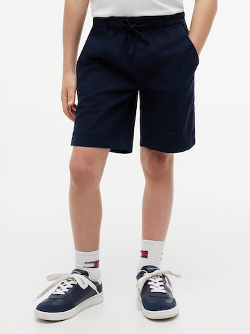 TOMMY HILFIGER Loose fit Pants 'Essential' in Blue: front