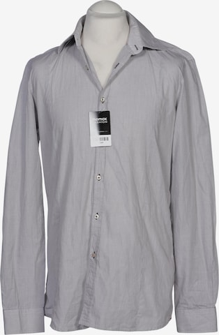 CINQUE Button Up Shirt in L in Grey: front