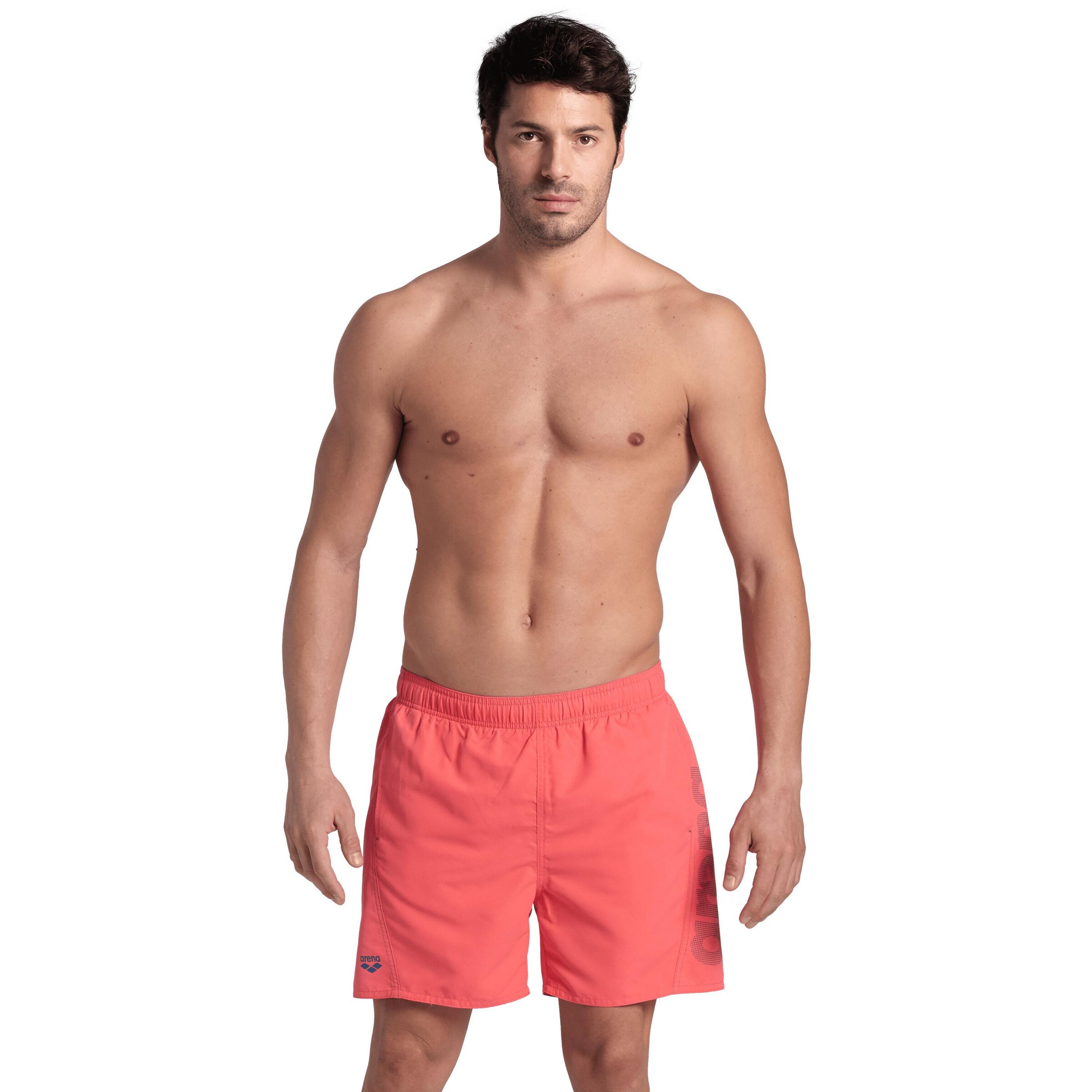 ARENA Swimming Trunks in Orange: front
