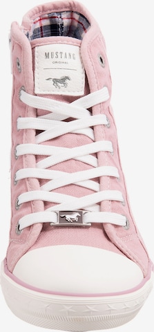 MUSTANG Sneakers hoog in Roze