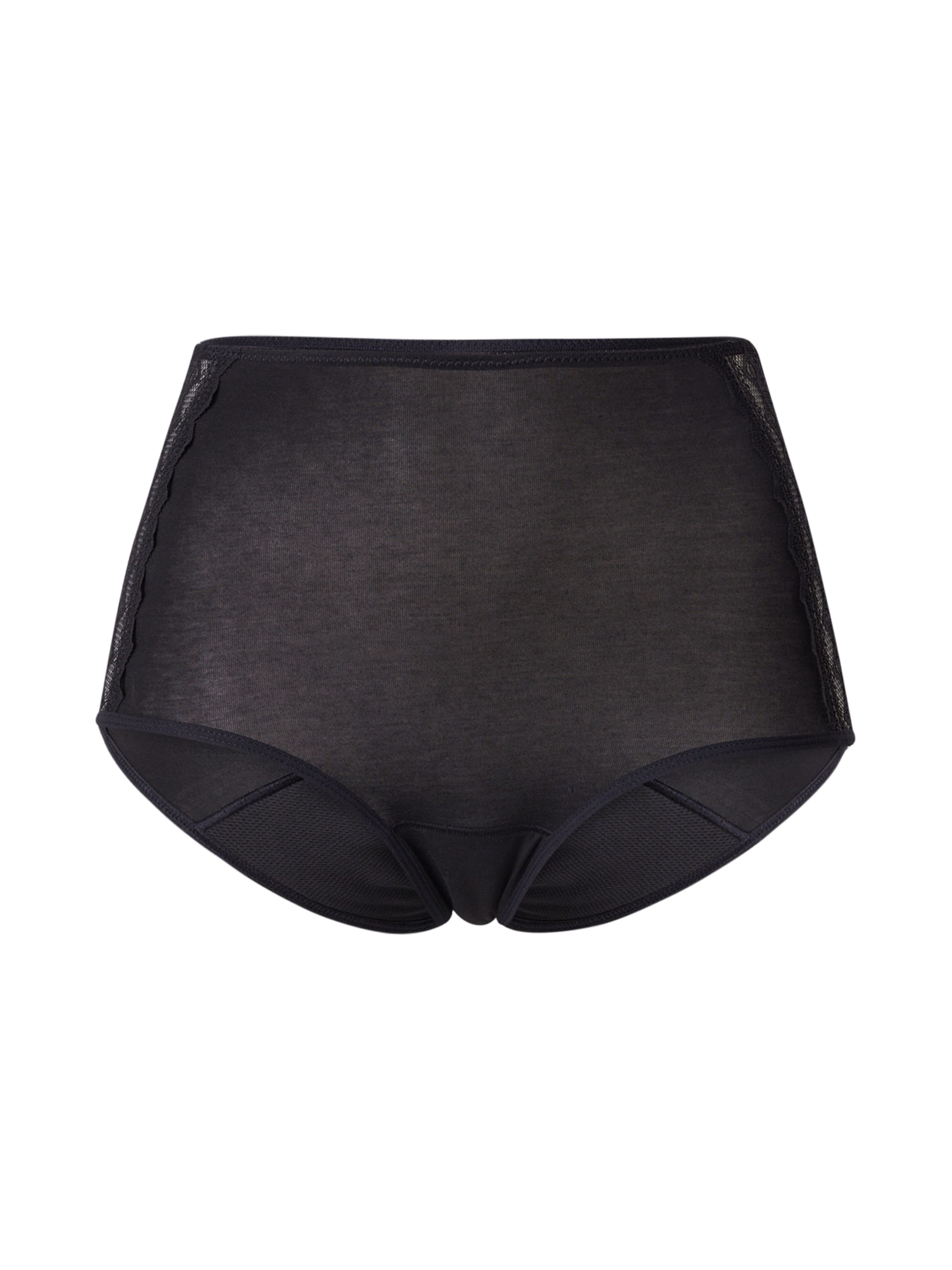 NATURANA Shaping slip in Black: front