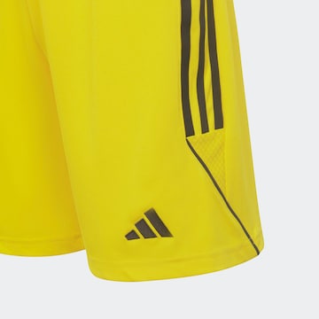 ADIDAS PERFORMANCE Regular Workout Pants 'Tiro 23 League' in Yellow