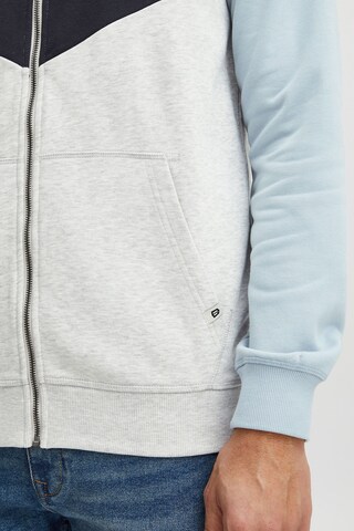 INDICODE JEANS Zip-Up Hoodie in Blue