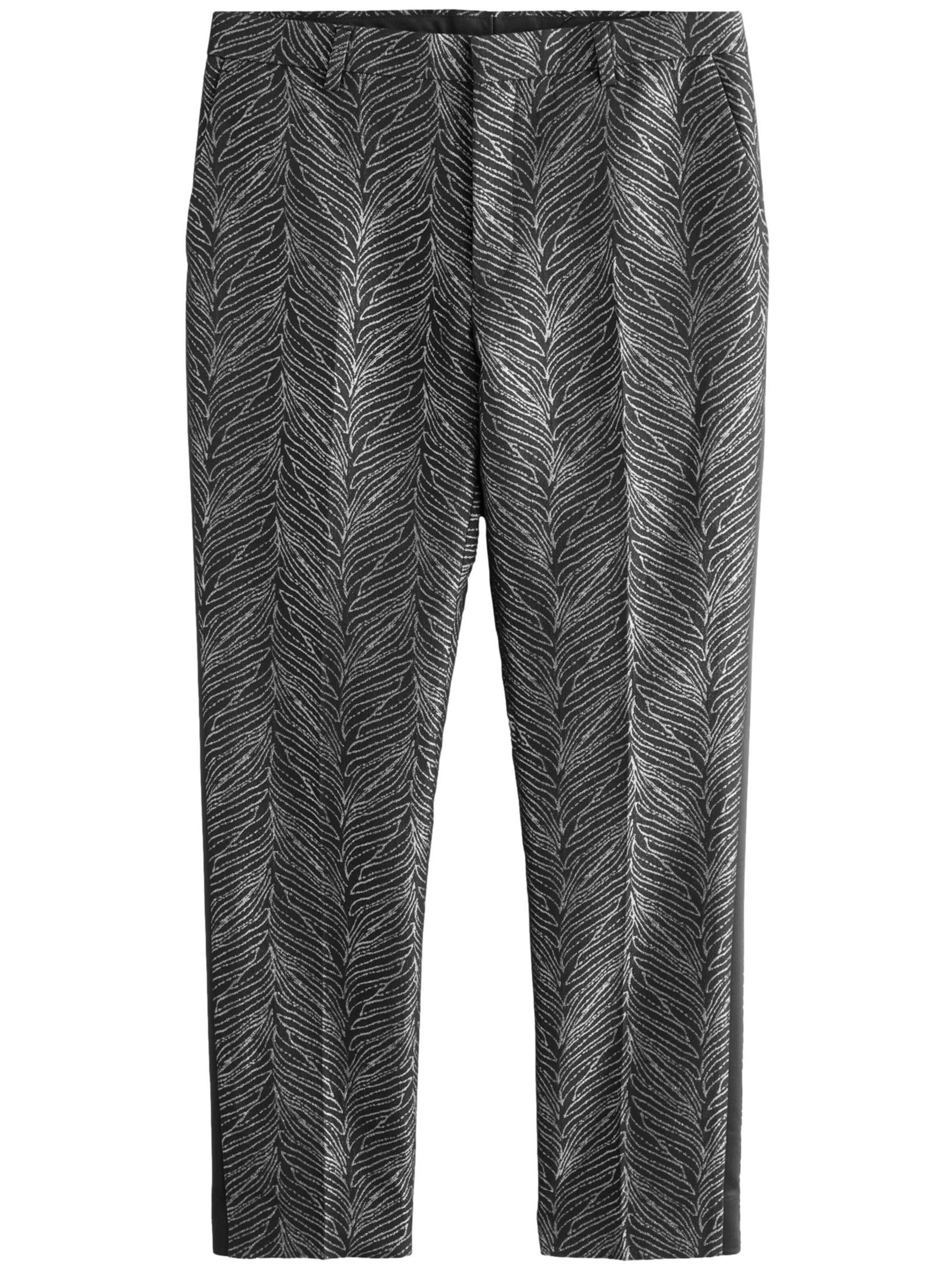 Next Slimfit Hose in Schwarz: Vorderseite