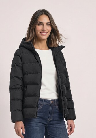 STREET ONE Winter Jacket in Black: front