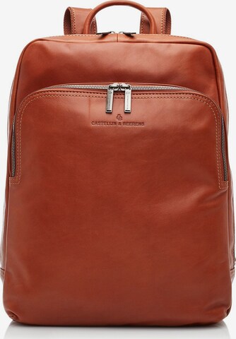 Castelijn & Beerens Backpack 'Firenze' in Brown: front