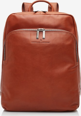 Castelijn & Beerens Backpack 'Firenze' in Brown: front