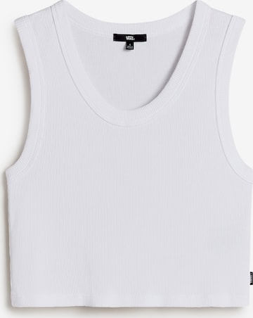 Top 'Drew' di VANS in bianco: frontale