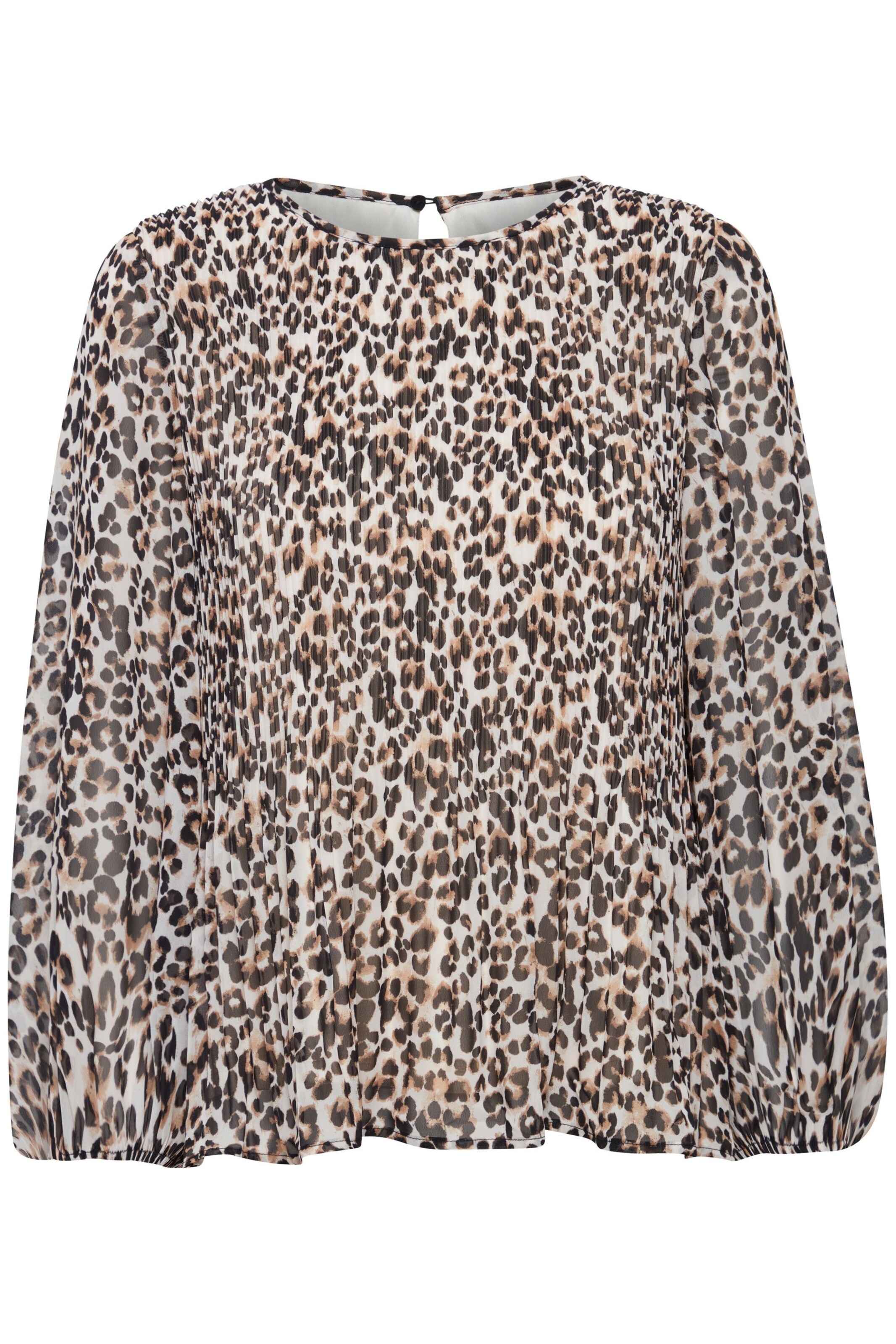 ICHI Bluse i beige: forside