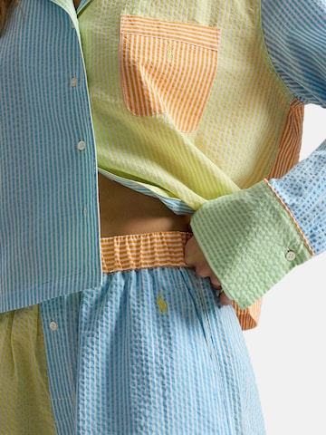 Polo Ralph Lauren Pyjama ' Scallop Seersucker ' in Gemengde kleuren