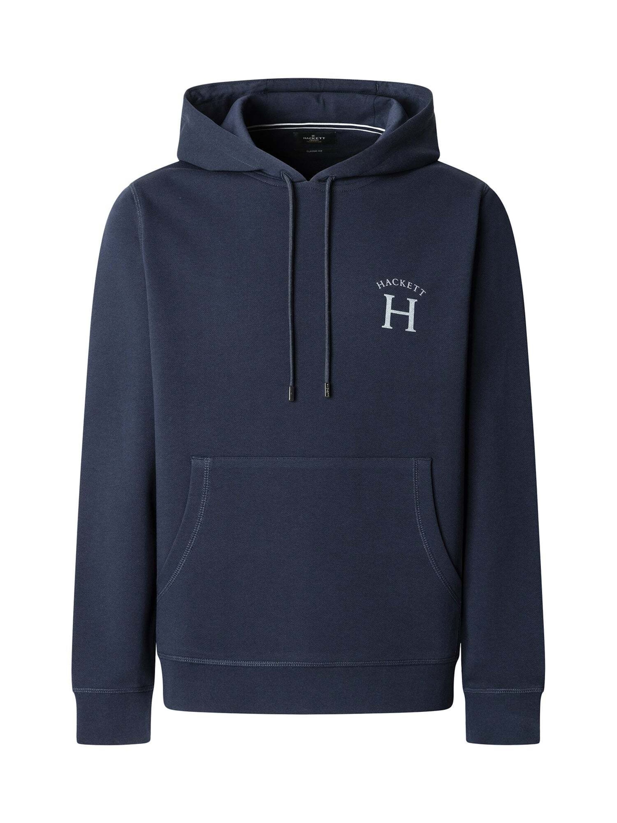 Hackett London Sweatshirt in navy / weiß, Produktansicht
