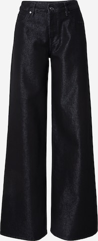 ARMANI EXCHANGEWide Leg/ Široke nogavice Traperice - crna boja: prednji dio