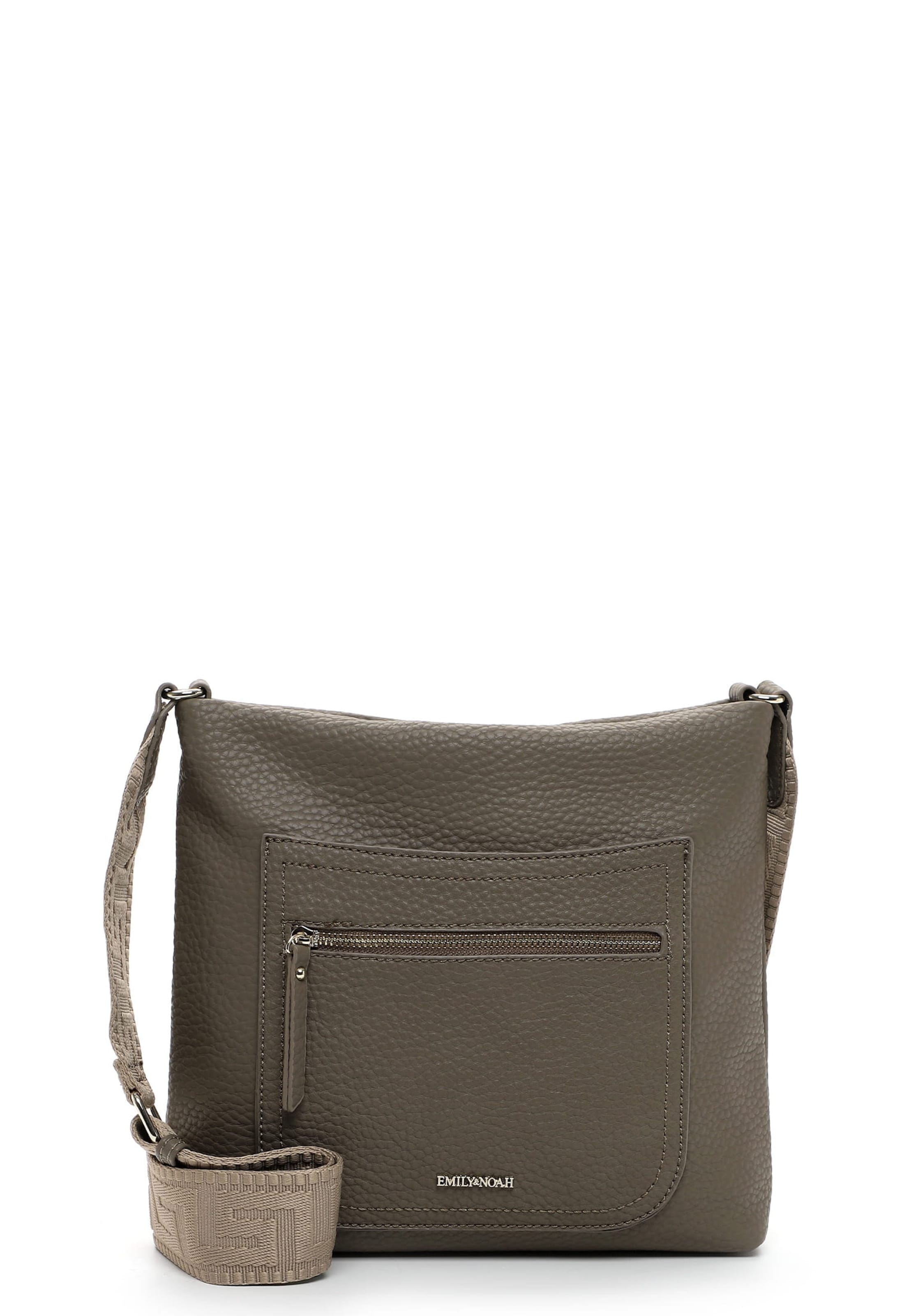 Borsa a tracolla 'Heidi' di Emily & Noah in grigio: frontale