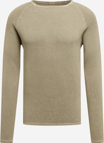 Key Largo Regular Fit Pullover 'Thomas' in Beige: predná strana