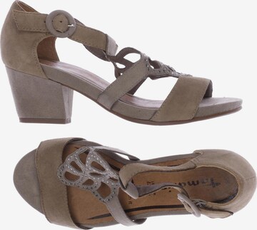 TAMARIS Sandals & High-Heeled Sandals in 36 in Beige: front
