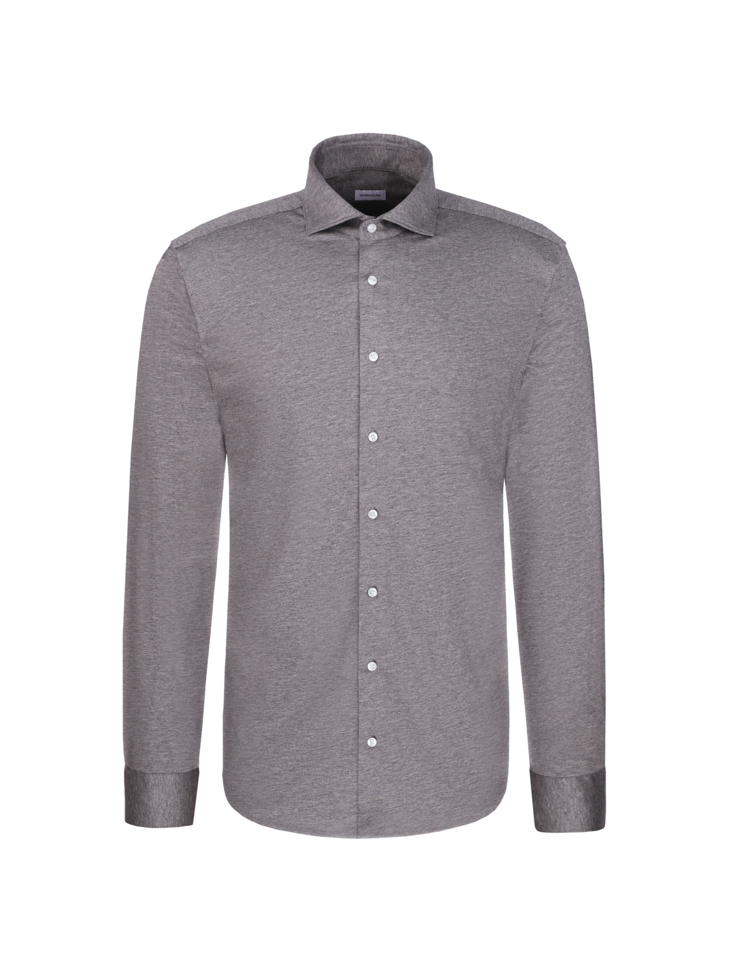 Chemise business SEIDENSTICKER en gris : devant