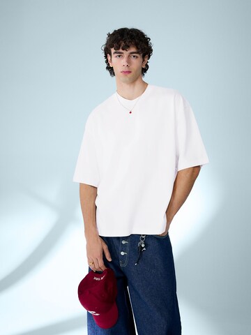 Bershka Shirt in White