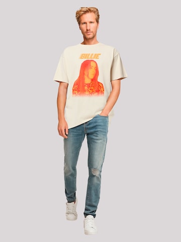 T-Shirt 'Billie Eilish' F4NT4STIC en beige