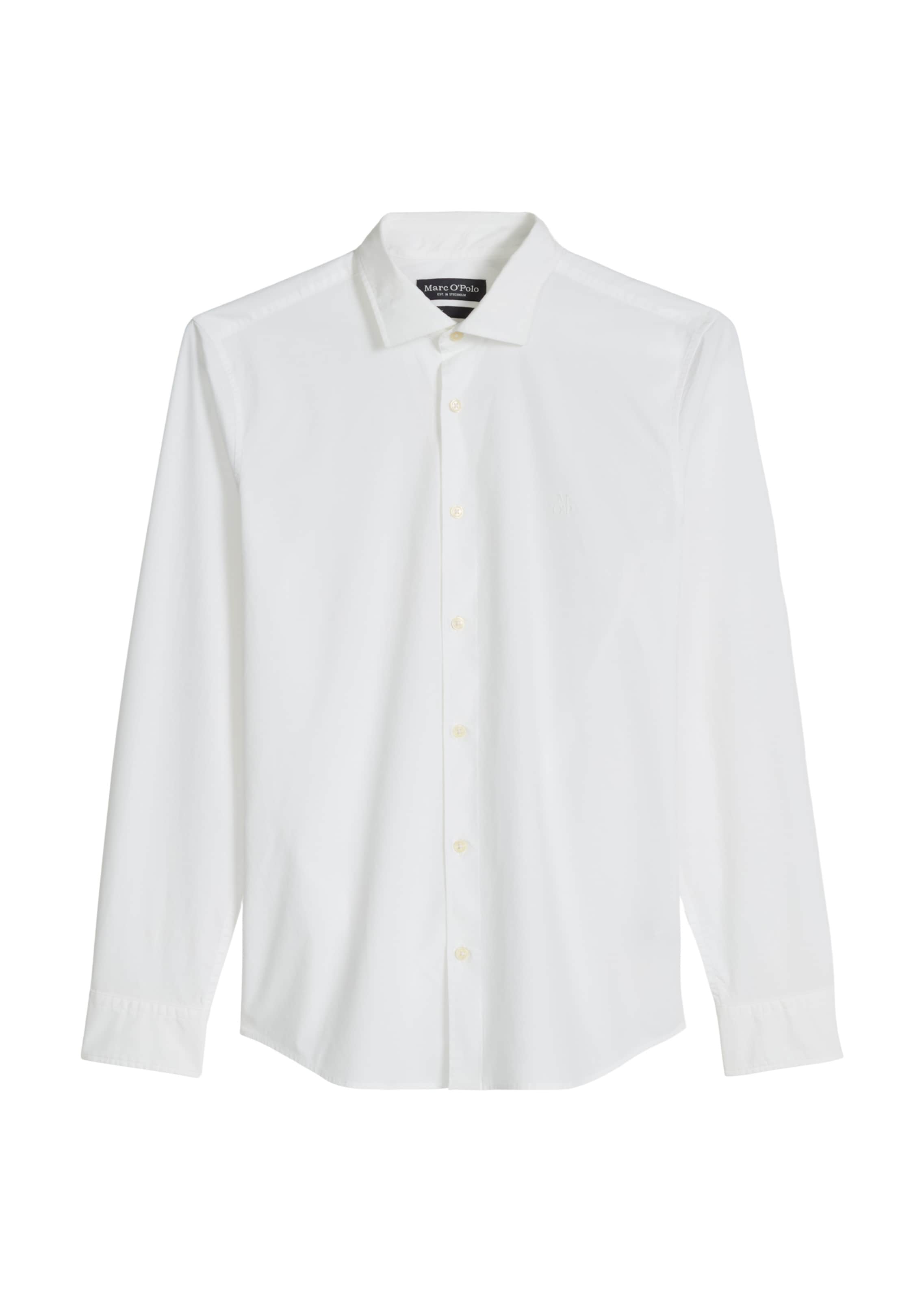 Marc O'Polo Regular fit Button Up Shirt in White: front