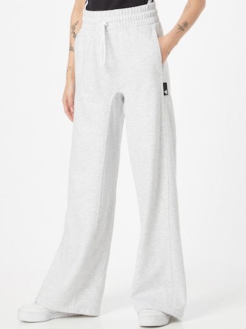 ADIDAS SPORTSWEAR Wide leg Sports trousers in Grey: front