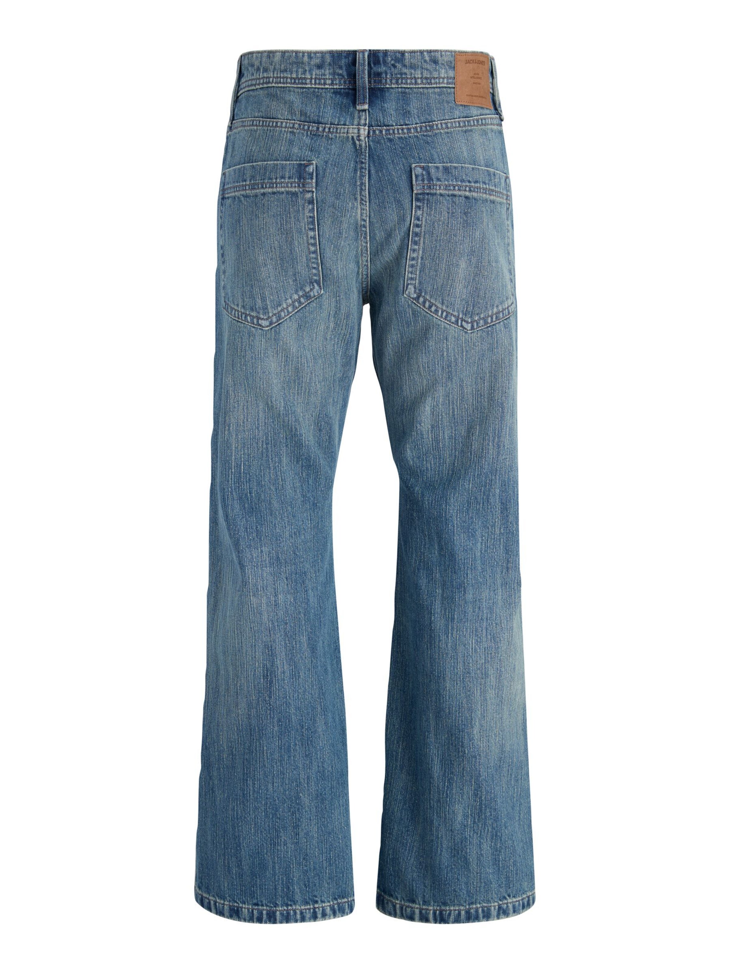 JACK & JONES Loosefit Jeans 'JJIToby JJCrew' in Blauw