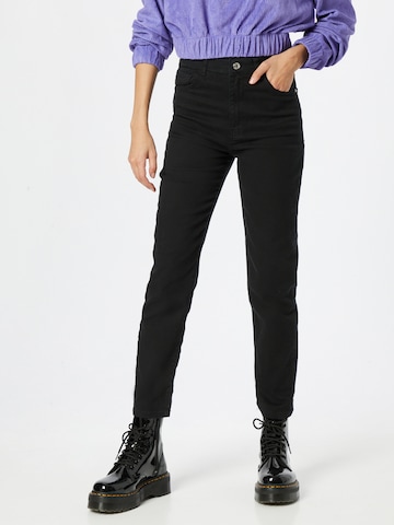 DeFacto Slim fit Pants in Black: front