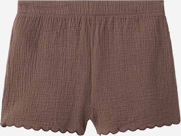 MANGO Regular Shorts 'CORFU' in Braun: Vorderseite