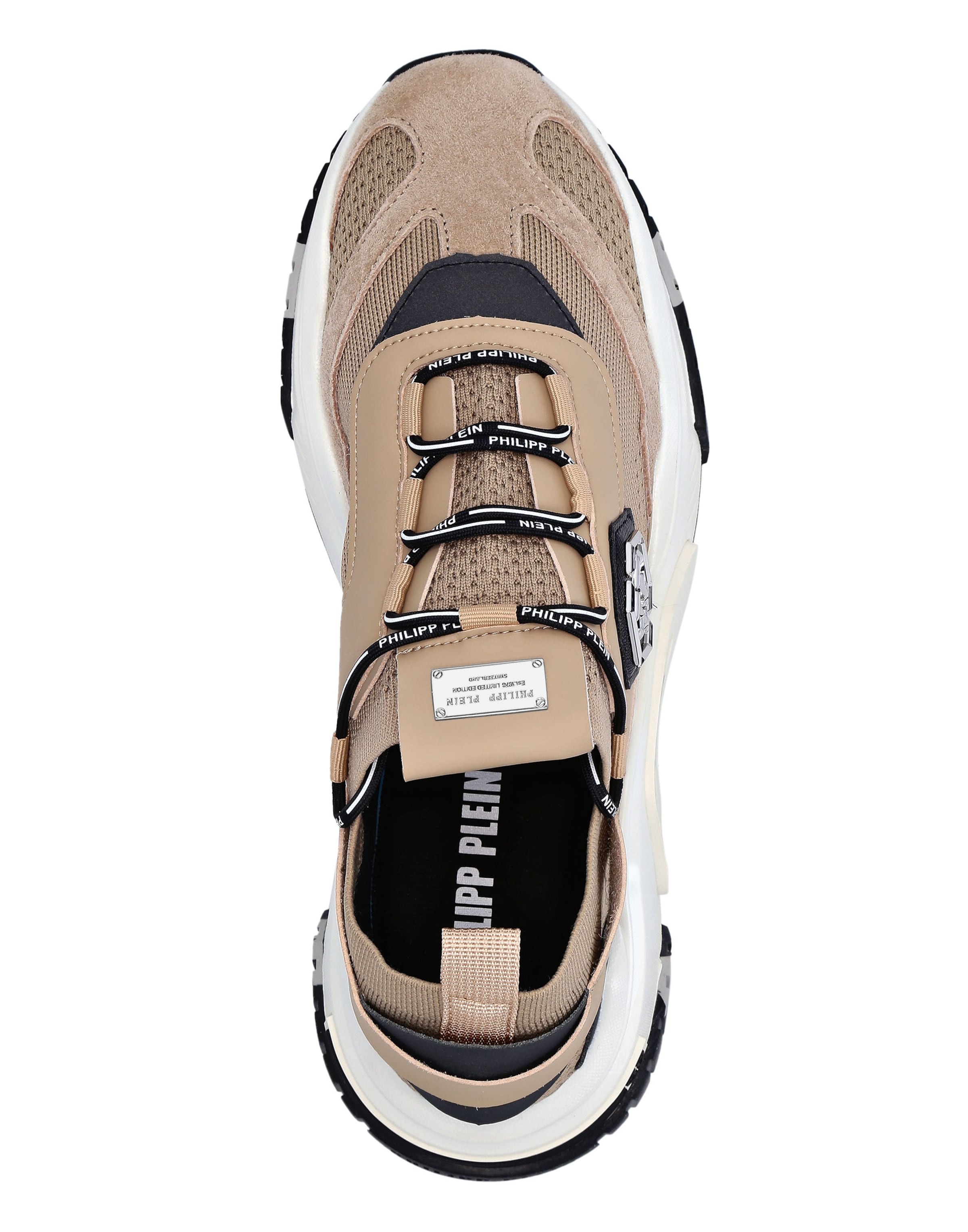 Sneaker bassa ' Predator ' di Philipp Plein in beige