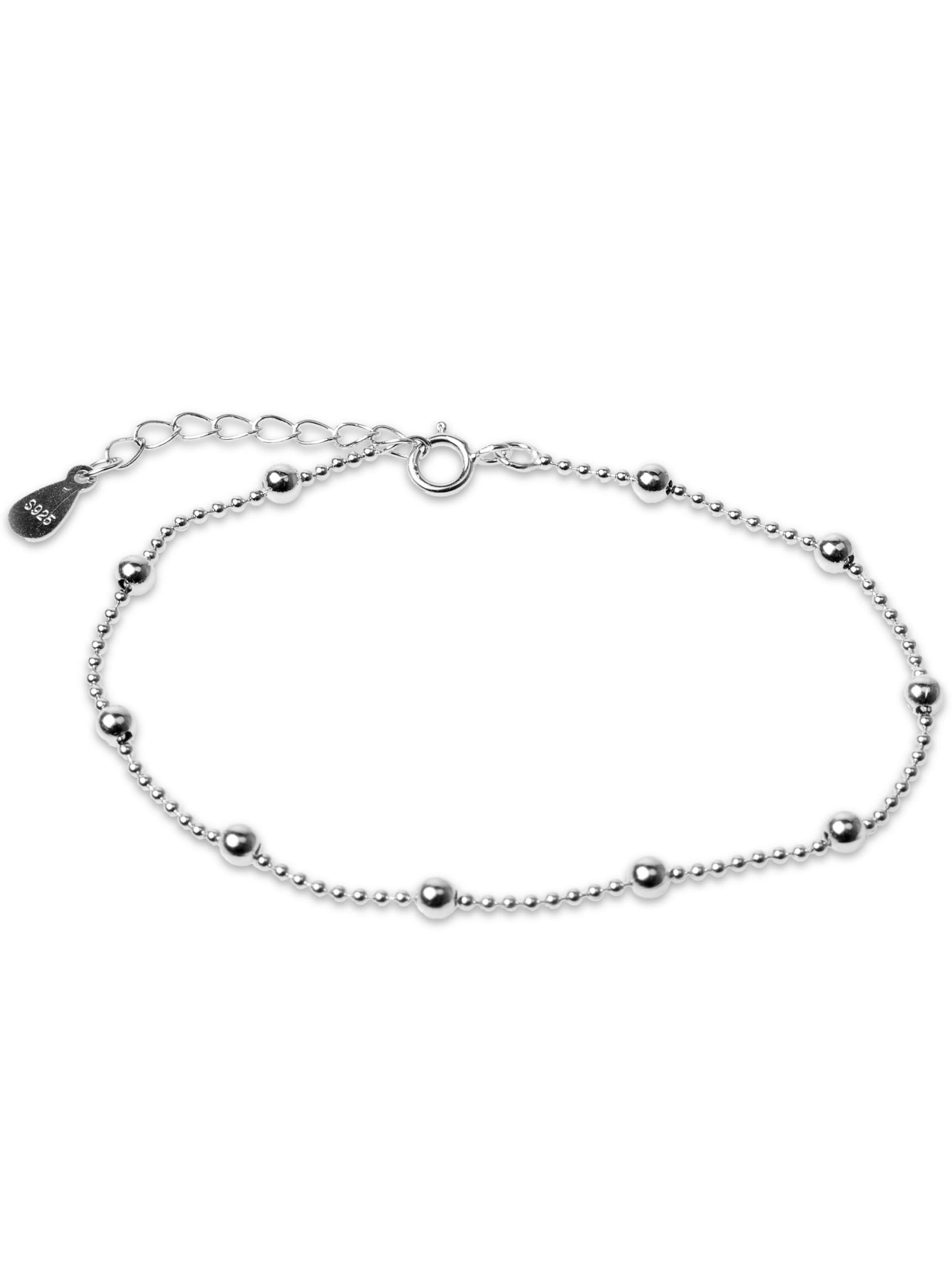 Luxenter Armband 'Bola' i silver: framsida