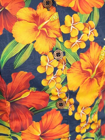 Queen Kerosin Blouse 'Hibiskus' in Mixed colors