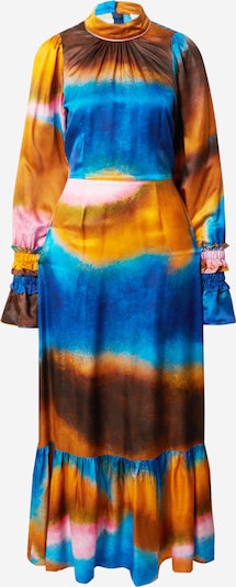 Helmstedt Kleid 'ALINA' in blau / sepia / dunkelbraun / rosa, Produktansicht
