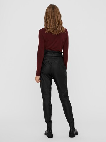 VERO MODA Tapered Hose 'Eva' in Schwarz