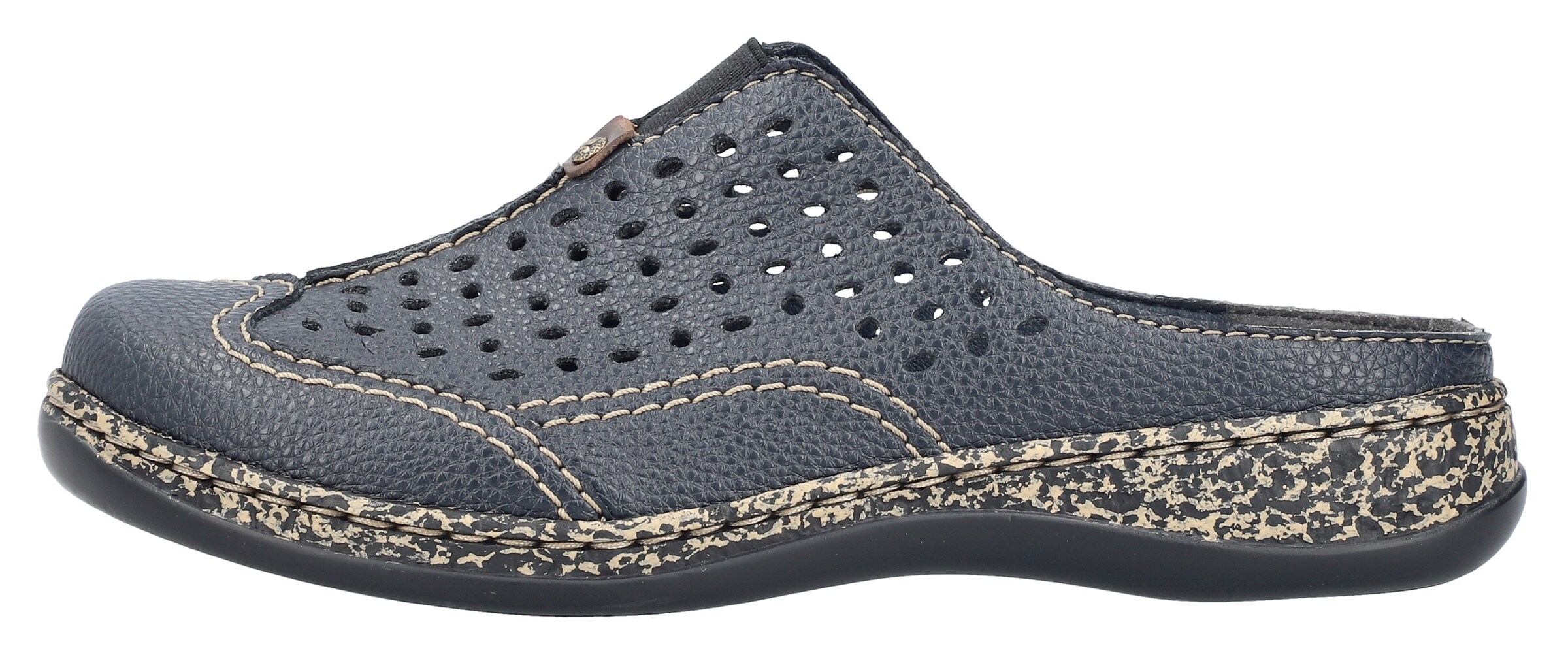 Rieker Clogs in Blau