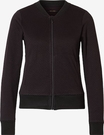 King Louie - Sudadera con cremallera 'Bessie' en negro: frente